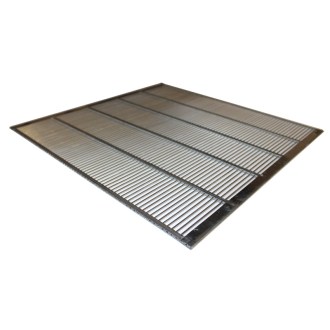 Metal queen excluder with frame 420x420 mm